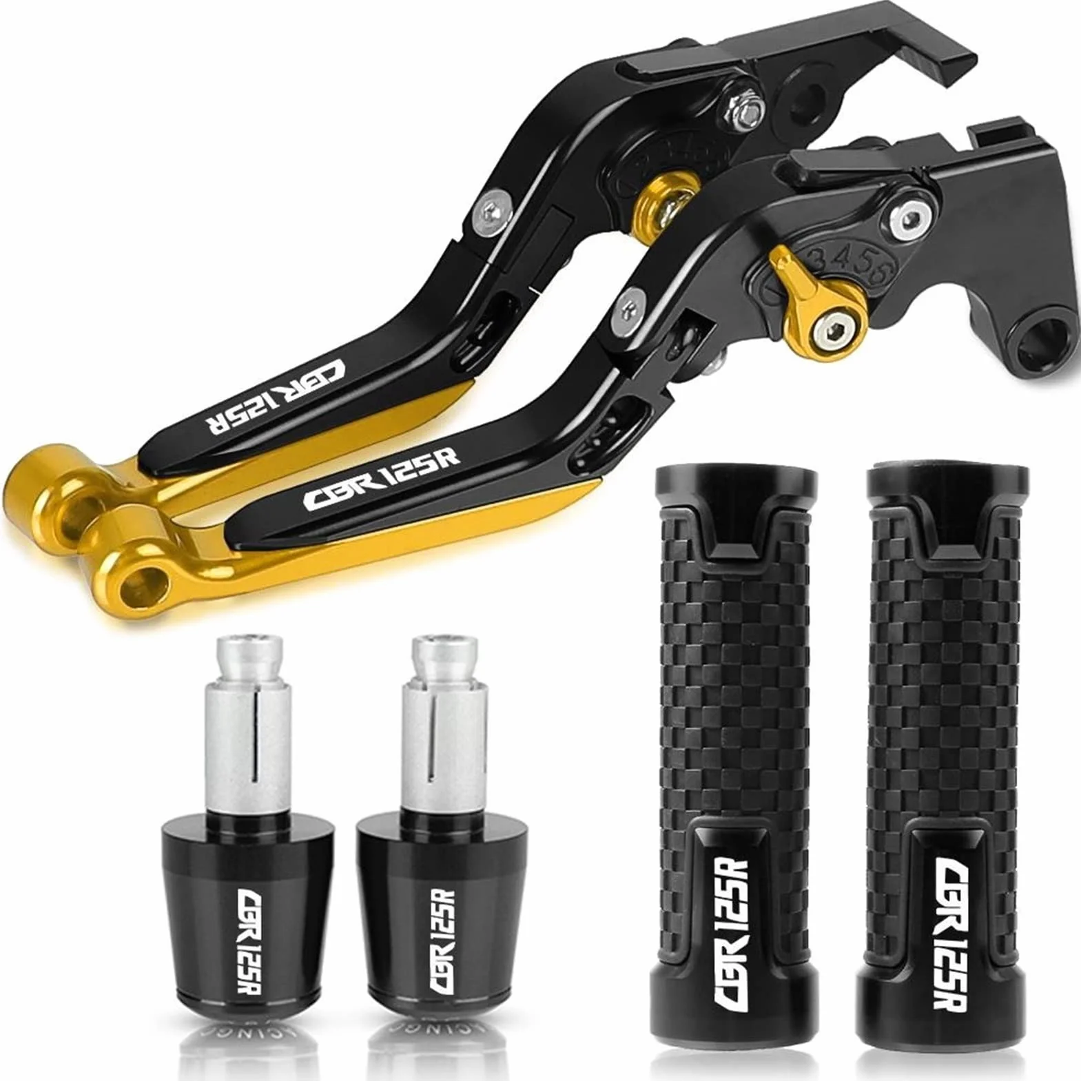 Motocyklowe regulowane dźwignie sprzęgła hamulca uchwyty uchwyty i końcówki do Honda CBR125R CBR 125R 2011-2020 2012 2013