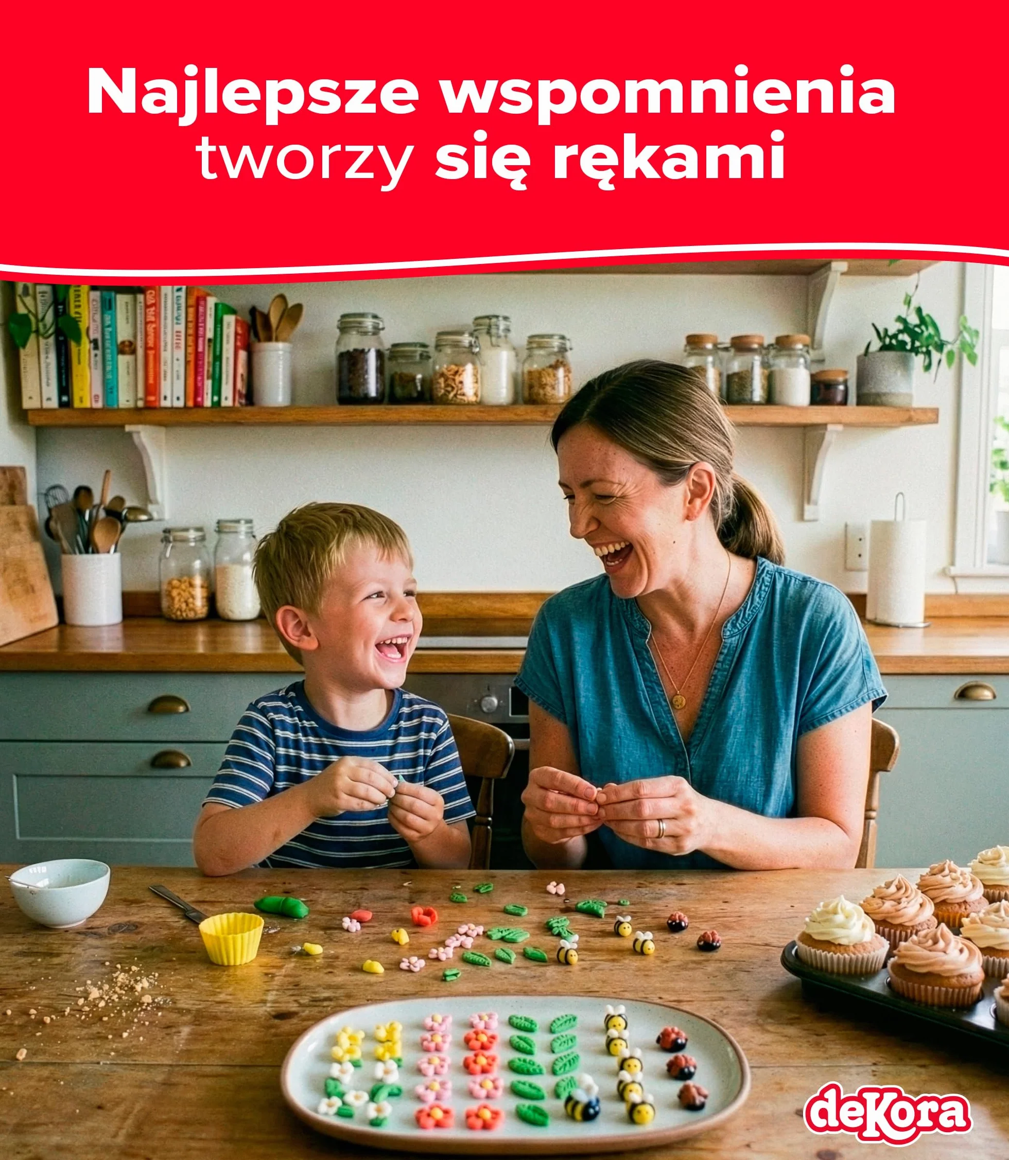 dekora – Masa cukrowa kolorowa Zestaw 6 kolorów - Fondant do tortów, elastyczna i łatwa w użyciu - Bez glutenu, Halal, Koszerna 600 g