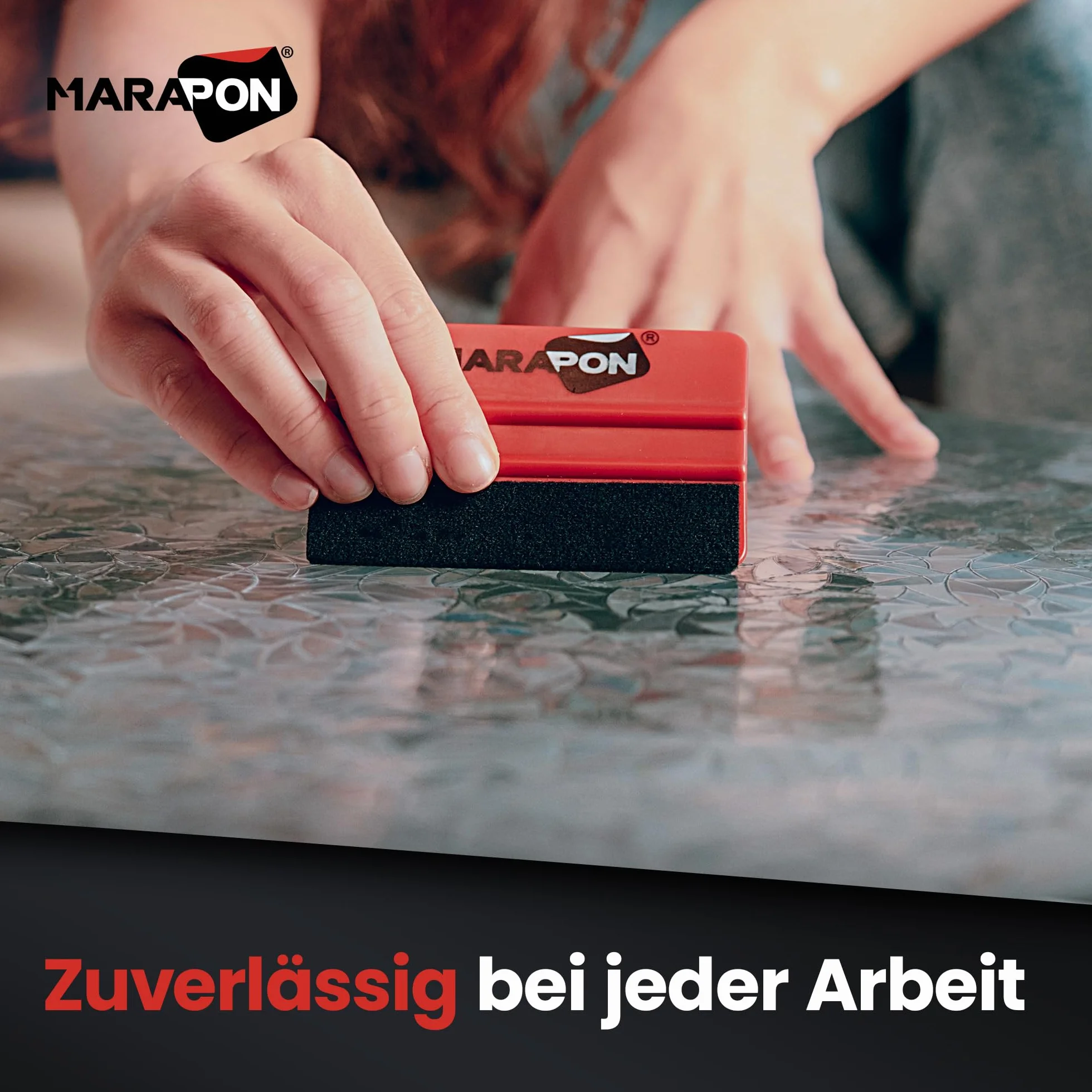 MARAPON® Rakla do folii 10 x 7,3 cm z powłoką filcową