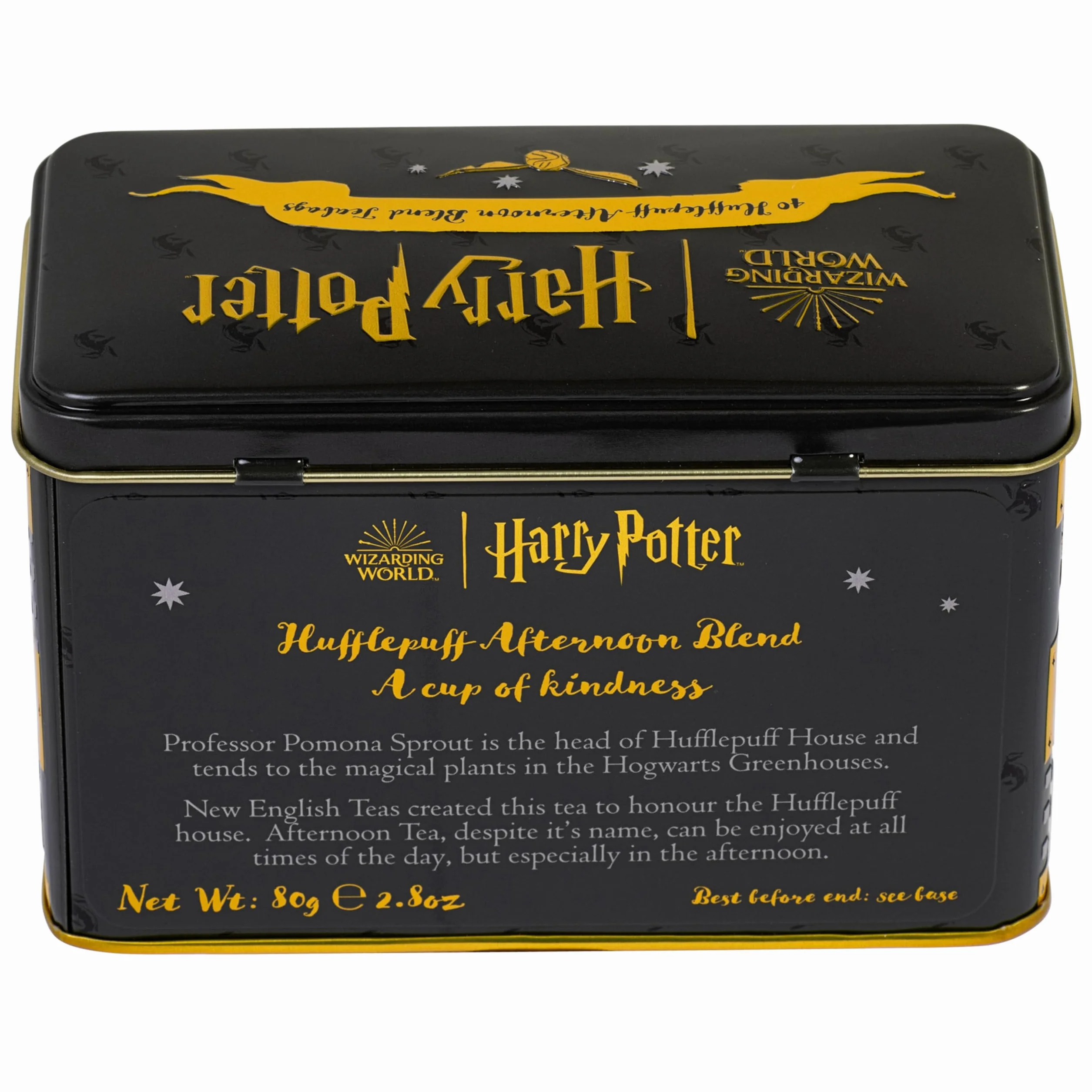 Oficjalny pojemnik na herbatę Harry Potter Hufflepuff 40 torebek angielskiej herbaty