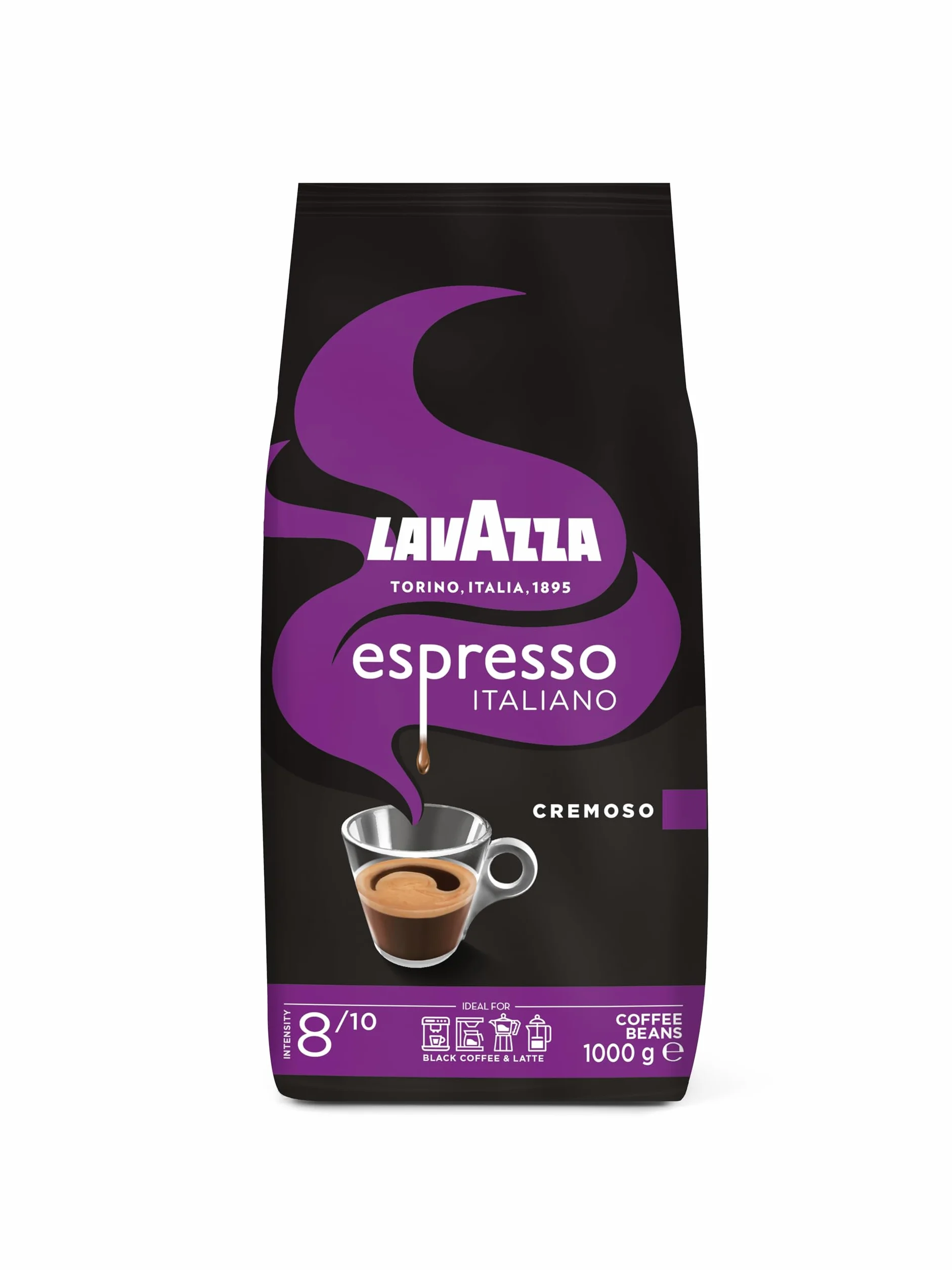 Lavazza Espresso Italiano Cremoso Kawa Ziarnista, Italiano Cremoso, 1 kg