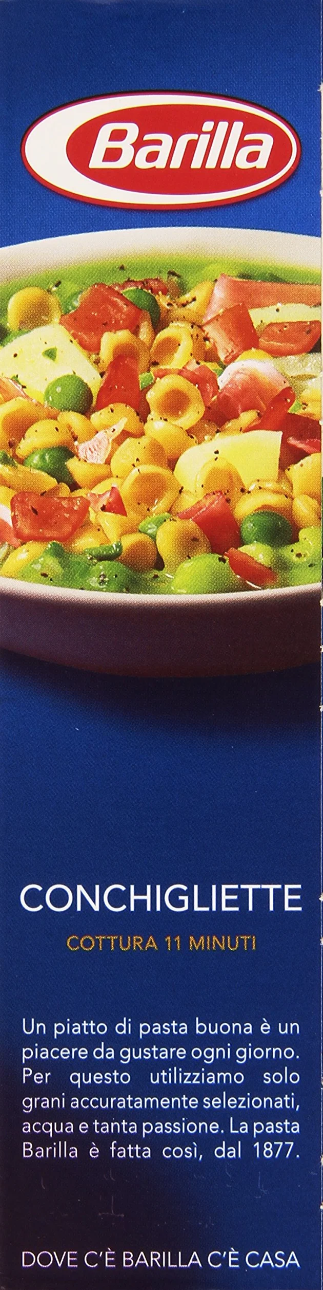 Makaron Muszelki Pastina 500g - Barilla produkt na włoski rynek drobny