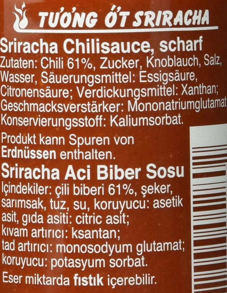 Flying Goose Sriracha Hot Chilli sos 455 ml