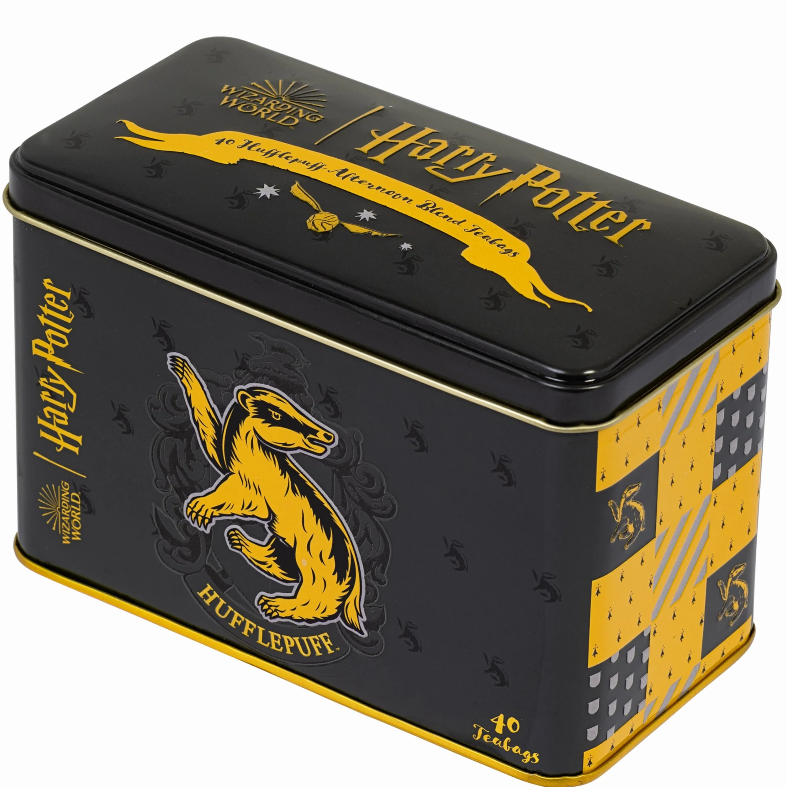 Oficjalny pojemnik na herbatę Harry Potter Hufflepuff 40 torebek angielskiej herbaty