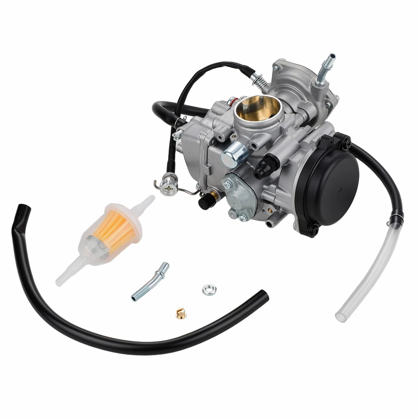 JFG RACING Gaźnik 33 mm, gaźnik do ATV Bruin350 04-06 Big Bear400 00-06 Grizzly350 07-11 Grizzly450 07-12 Kodiak400 00-06 Bruin Big Bear Wolverine Kodiak Grizzly