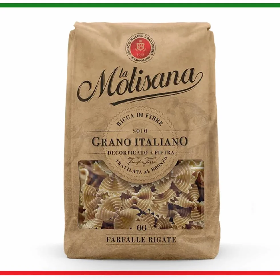 Barilla Makaron pełnoziarnisty Farfalle n. 66 Integrali 500g