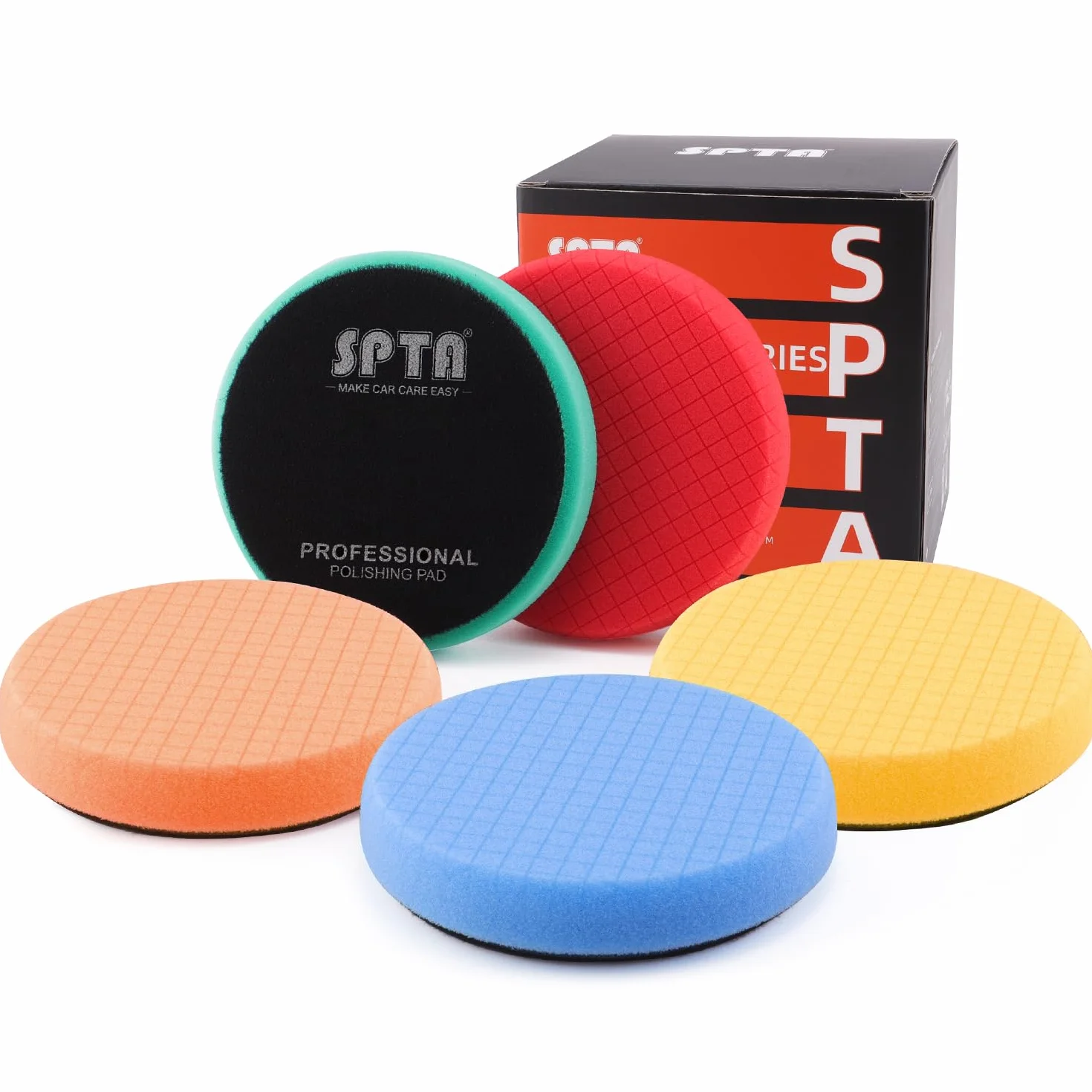 SPTA 5 stuks 125mm Polijstpads Schuim Voor Polijstmachines