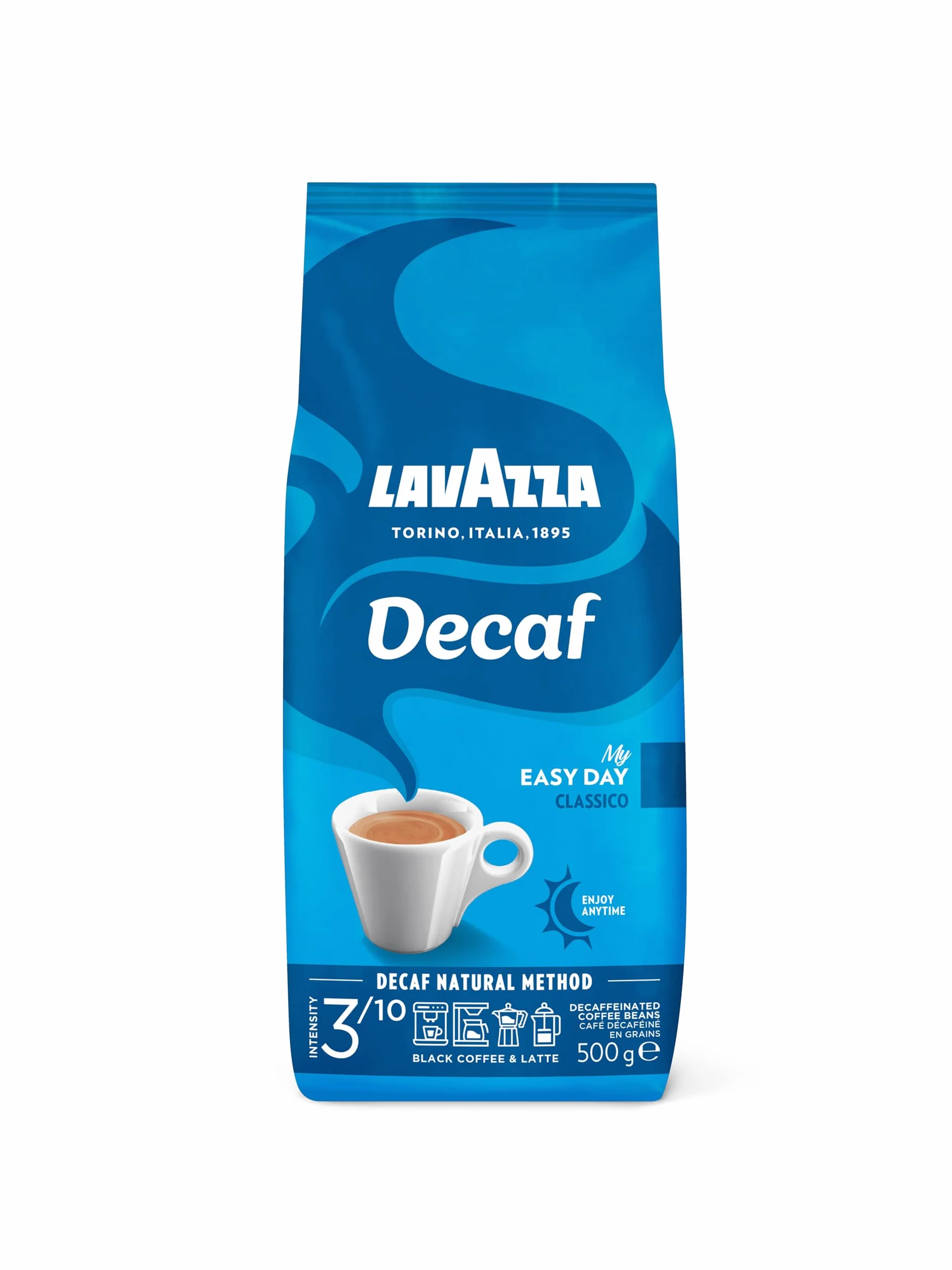 Lavazza Kawa Ziarnista, Crema Decaffeinato, 500 g