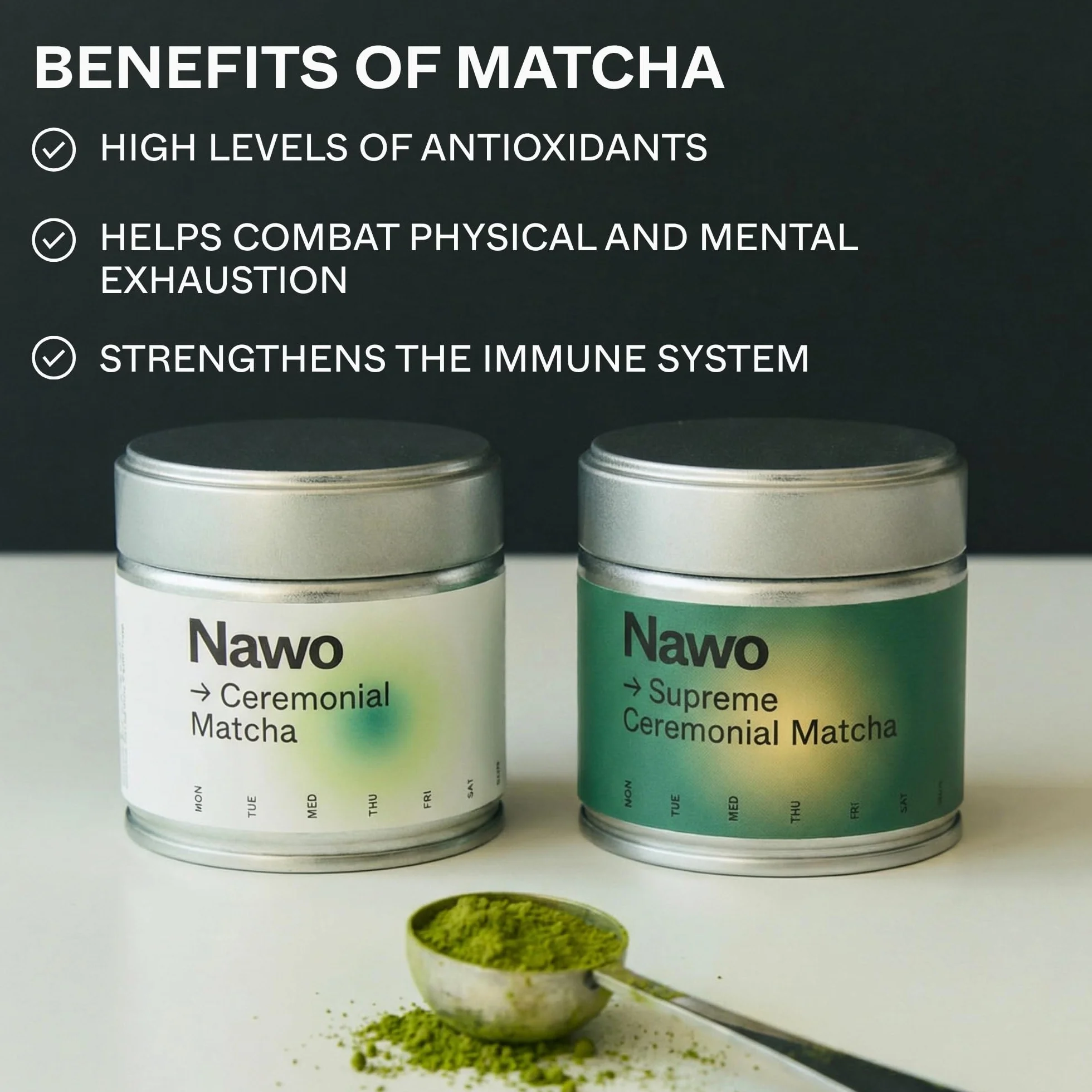 Nawo Routines Matcha Premium – 30 g & 100g, Klasa Ceremonialna, 100 % Naturalna i Ekologiczna Zielona Herbata w Proszku z Japonii (30g, Matcha)