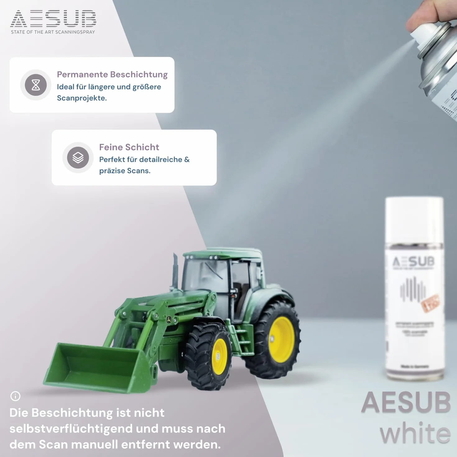AESUB White ScanSpray 400 ml