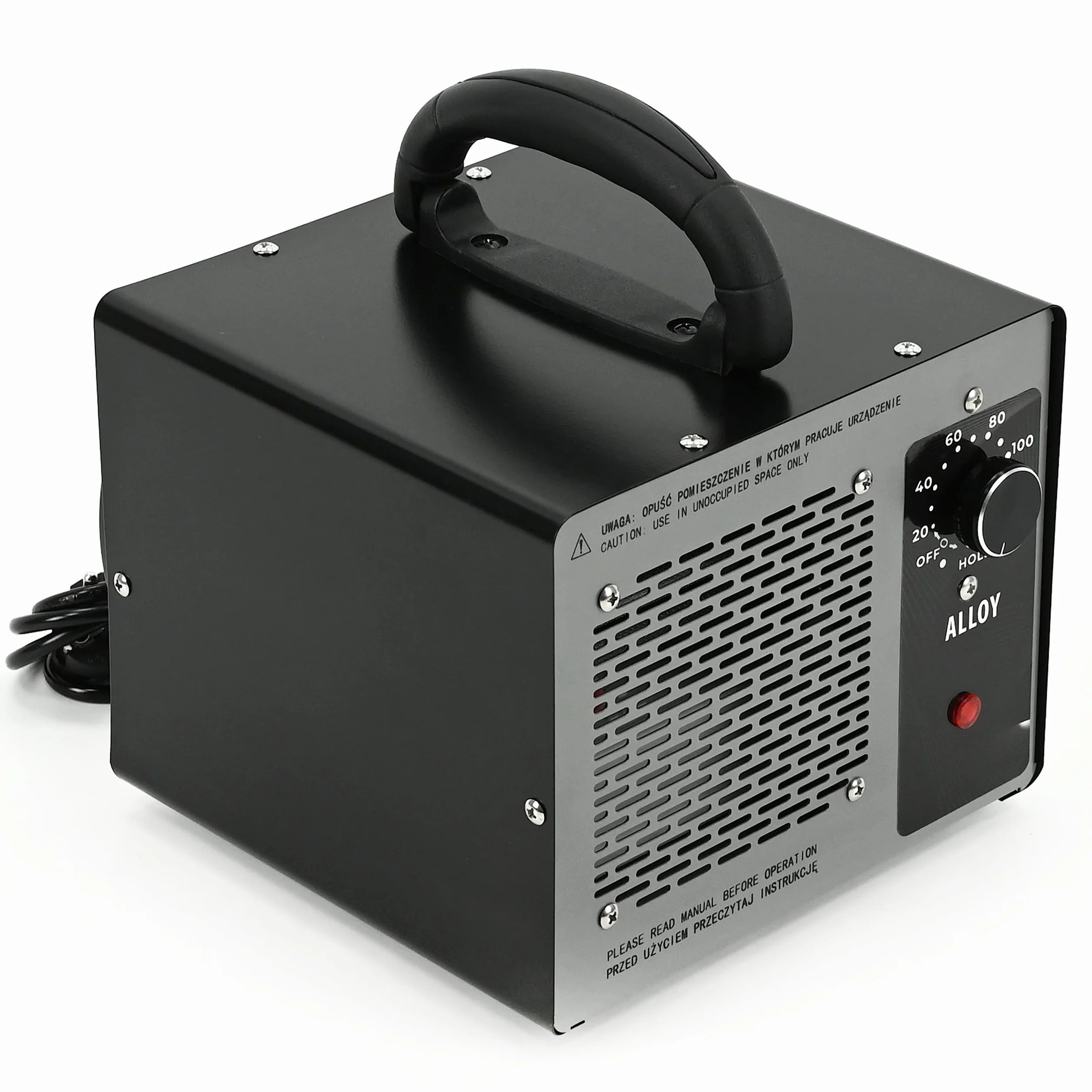 LEHMANN Samochodowy generator ozonu 60 000 mg/h | timer 120 min | skuteczna dezynfekcja pomieszczenia przed wirusami, bakteriami i grzybami | szybkie usuwanie zapachów | eliminuje zapachy dymu i