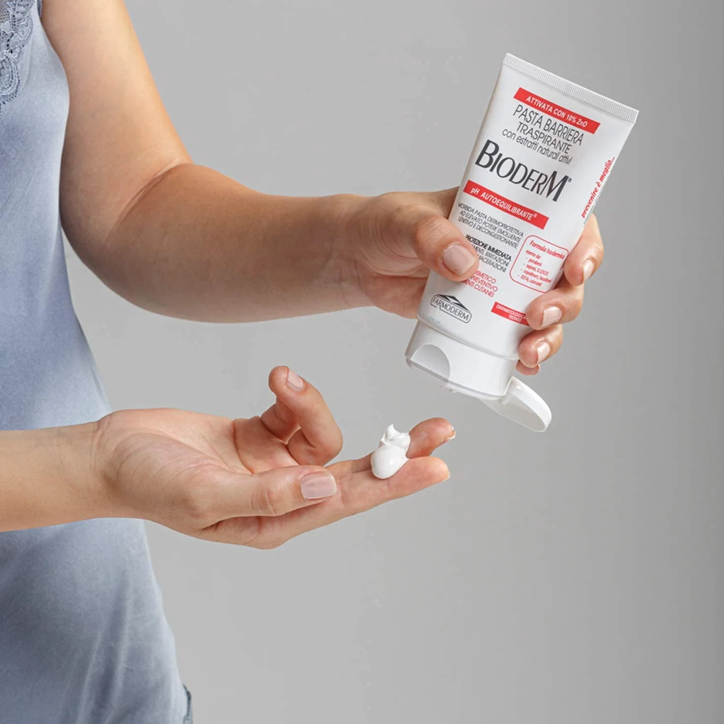 Bioderm Pasta Barriera - Krem na pieluchy z tlenkiem cynku - Idealny do uspokojenia, zapobiegania i leczenia pieluszkowych podrażnień i zapalenia skóry, Odpowiedni dla niemowląt i dorosłych, 300ml