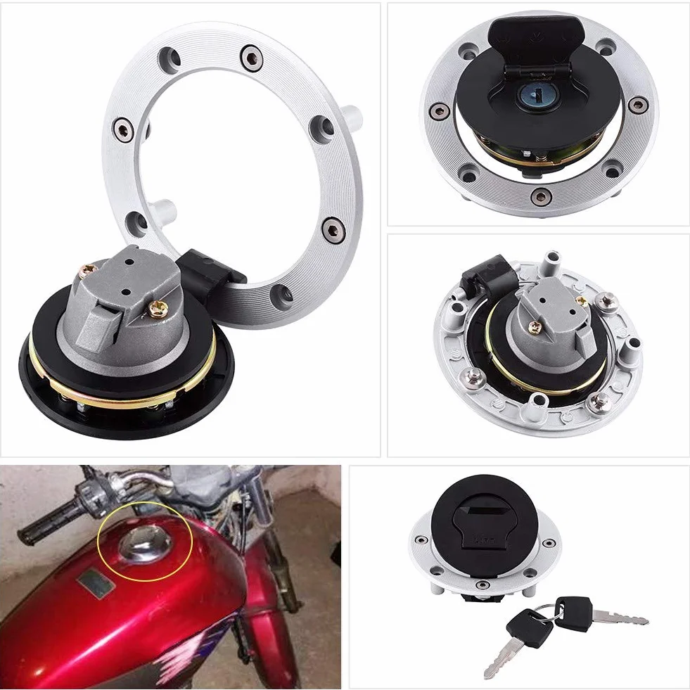Aluminiowy korek wlewu paliwa z zamkiem do motocykla GSXR 600 750 1300