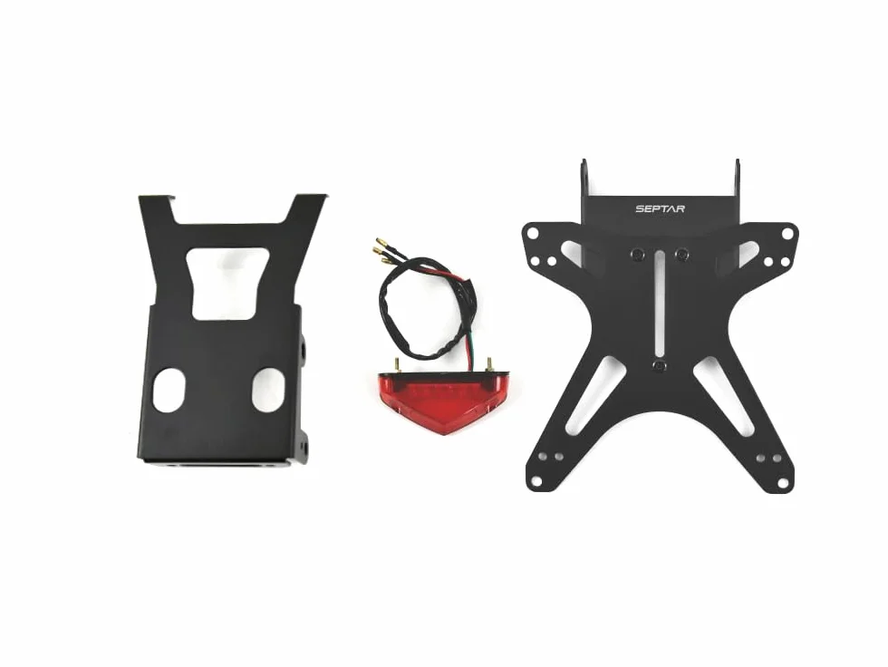 SEPTAR Regulowany uchwyt na kartę sportową kompatybilny z BETA MOTARD/ENDURO RR 125 (4T) 2021-2025 + reflektor