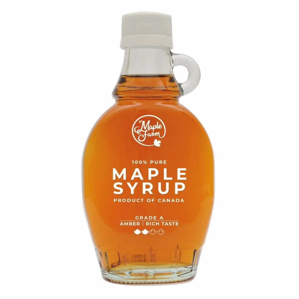 MapleFarm Czysty syrop klonowy Pakiet odmian 4 x 189 ml Gold Amber Dark Very Dark