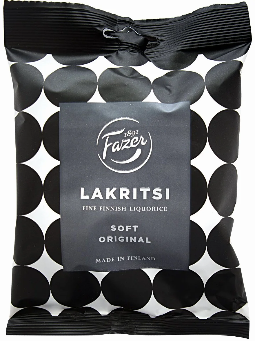 Fazer Lakritsi Soft Original Lukrecja 1 Pakiet of 150g