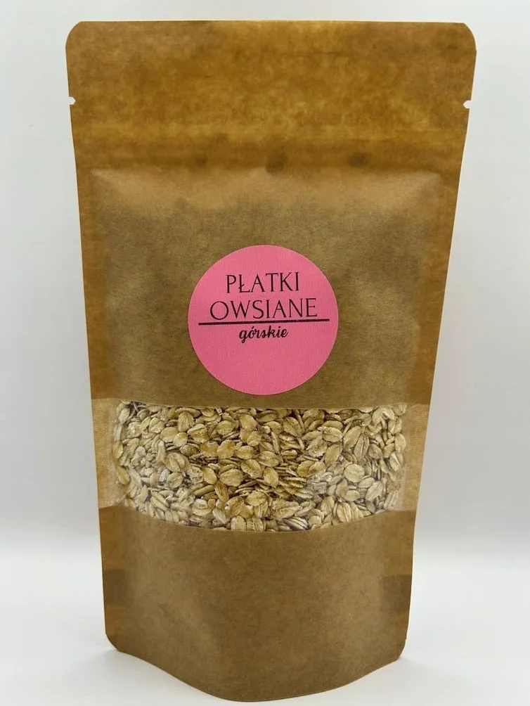 PŁATKI OWSIANE GÓRSKIE DELIFRUITS 1000G NATURALNE