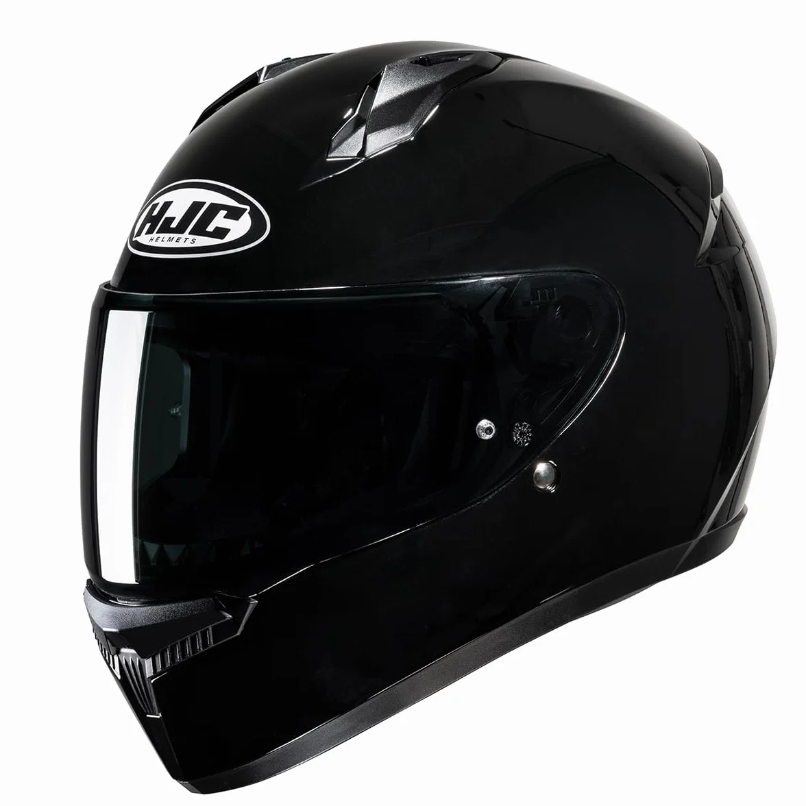 HJC, Kask motocyklowy C10 C10 czarny lakierowany, XXL