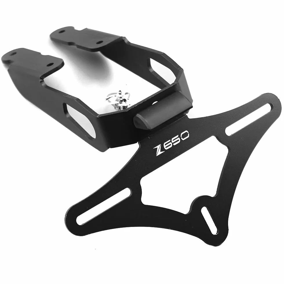 Wspornik tablicy rejestracyjnej kompatybilny z Z650 2018-2024 Fender Eliminator uchwyty tablicy rejestracyjnej, ochrona przed rozpryskami, klapy, ochrona przed rozpryskami, zderzak, 2024,