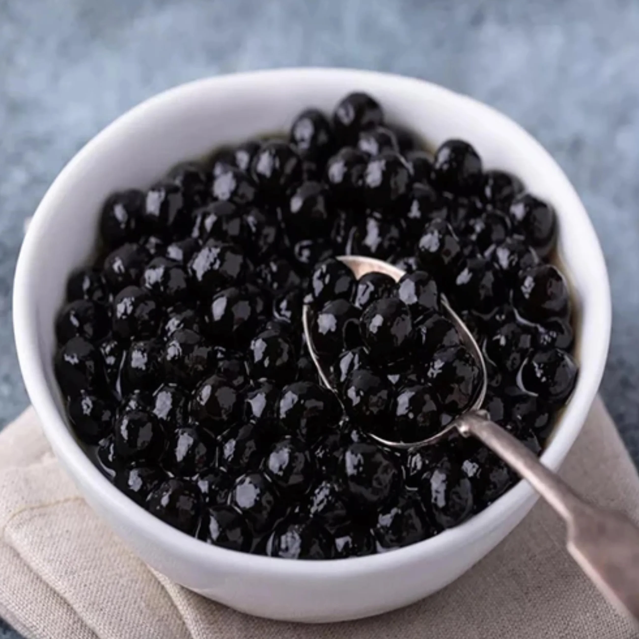 Perełki z tapioki Kajal do herbaty bąbelkowej – 1 kg | Kulki tapioki do herbaty mlecznej Boba | Idealne mlecznej Boba, kawy mrożonej, mrożonej, lodu lodowego i napojów owocowych