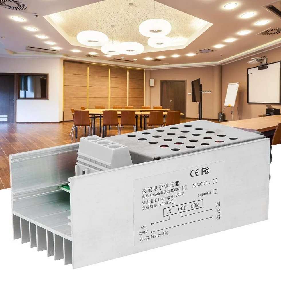 Regulator napięcia, 10000W ultra wysokiej mocy SCR regulator napięcia regulator prędkości termostat ściemniacza 220V/110V AC