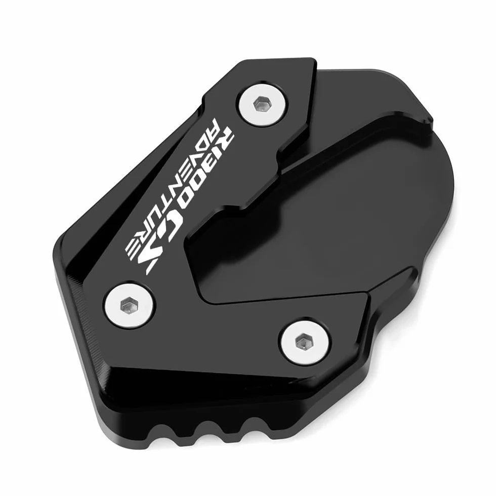 Modeer Kompatybilny z B.M.W R1300GS Adventure 2024 + stojak boczny do motocykla CNC, podkładka przedłużająca gsa 1300 r 1300 gsa r1300 gs akcesoria adv (czarne)