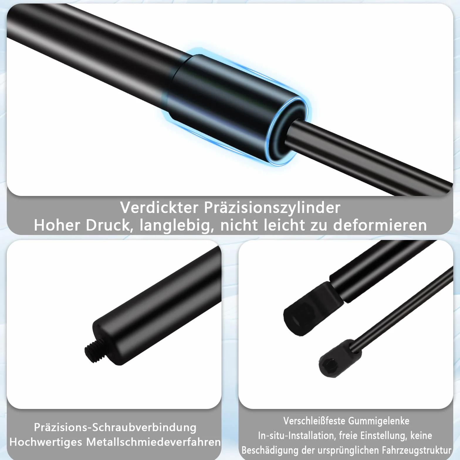 2 szt. podnośnik hydrauliczny do Hyundai i30 FD Hatchback 2007-2011 5 drzwi bagażnika czarny podnośnik bagażnikowy sprężyny gazowe, klapa, zamiennik dla #817711Z000
