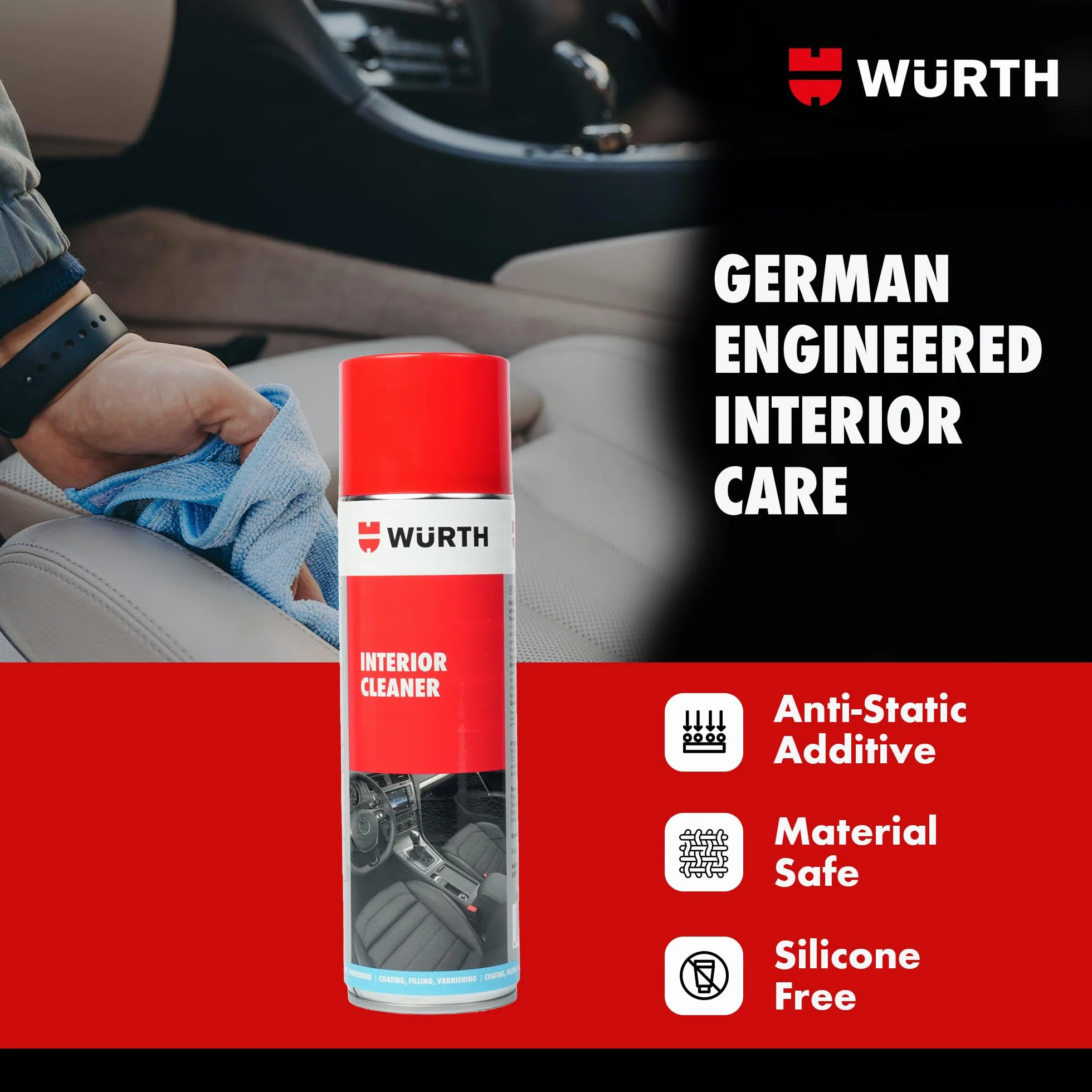 WÜRTH środek do czyszczenia wnętrz 500 ml