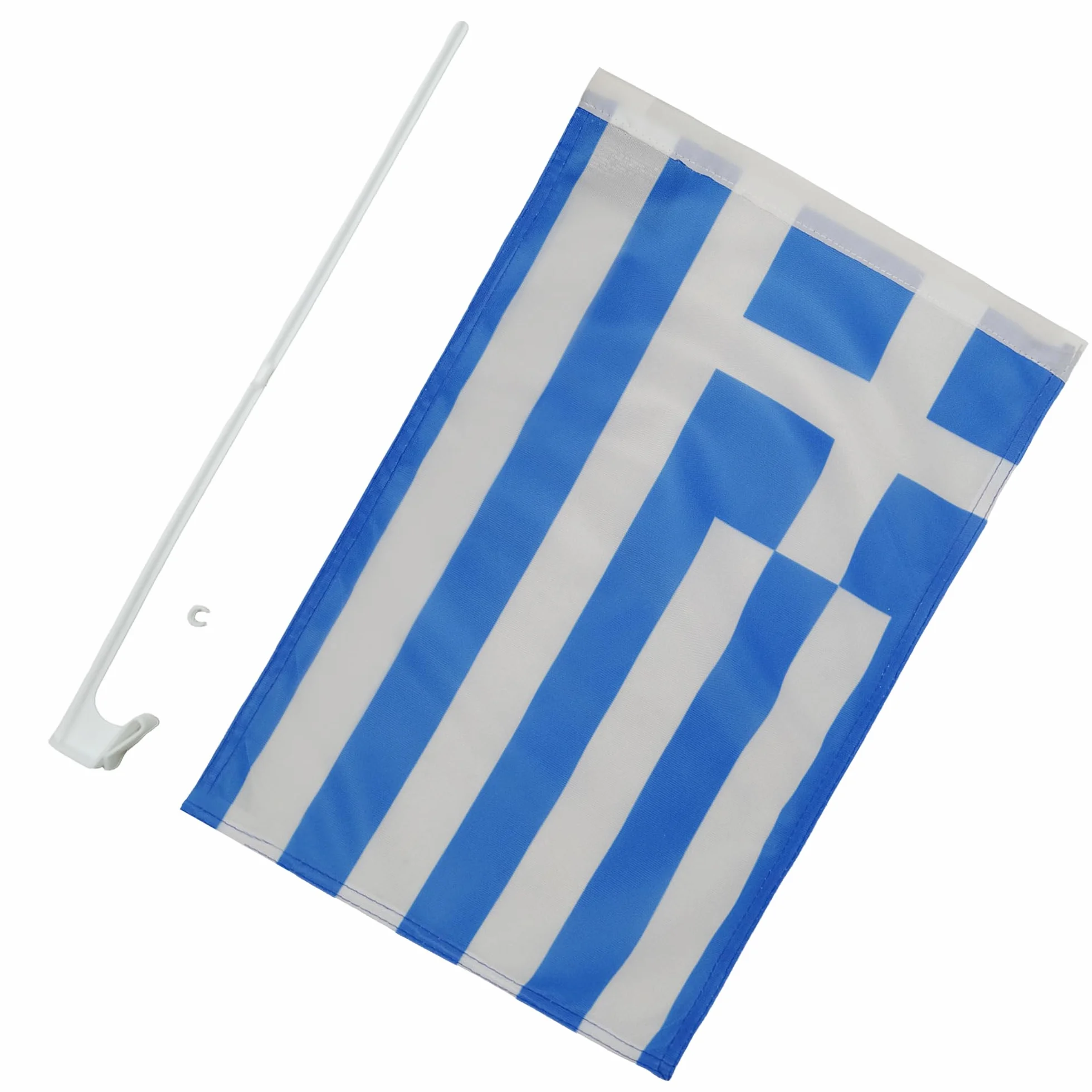 AZ FLAG - Flaga Grecji – 45 x 30 cm – grecka flaga samochodowa 30 x 45 cm – flaga samochodowa