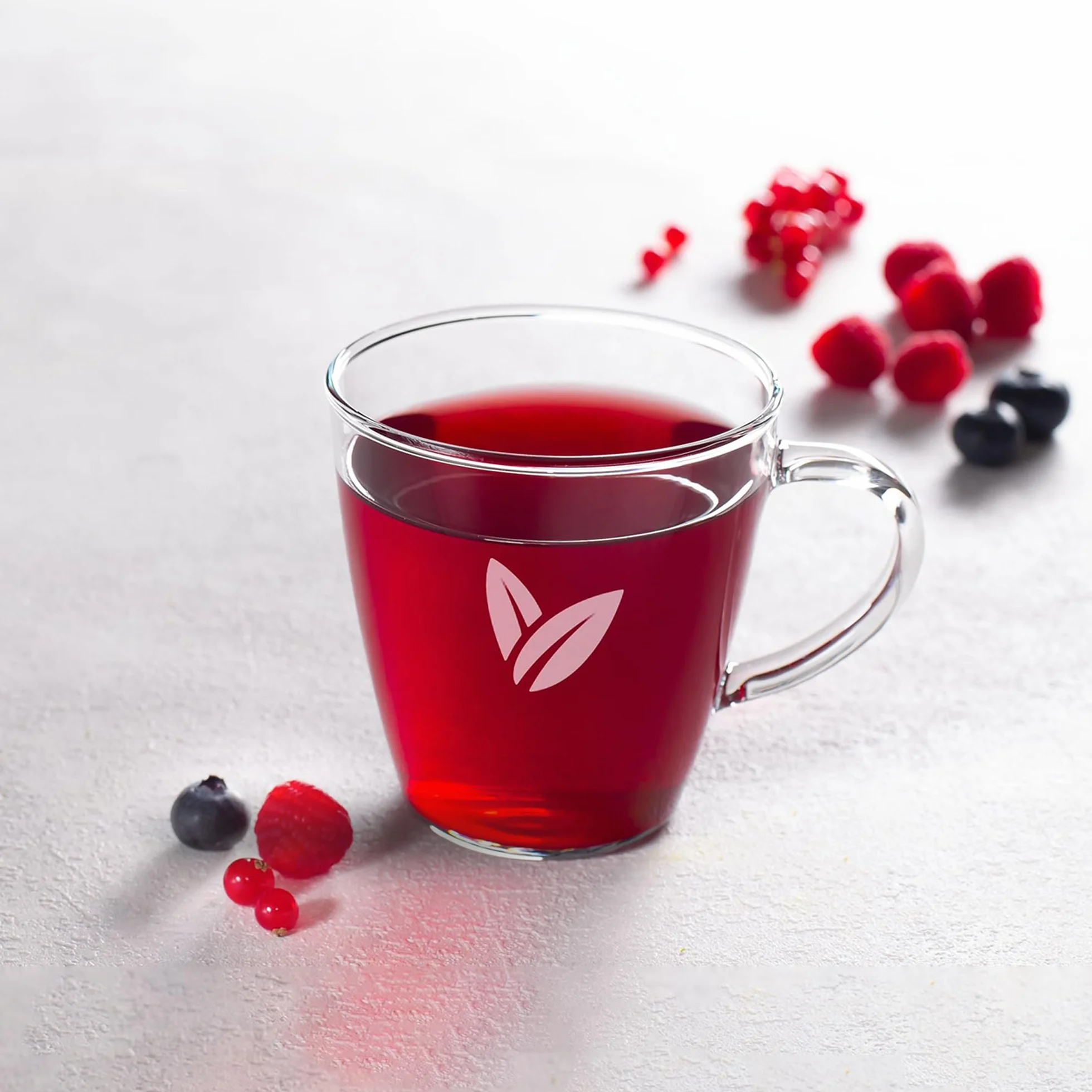 Pure Tea Selection hibiskus malinowy, herbata owocowa, 25 torebek herbaty ze skrobi kukurydzianej, tkanych i kompostowanych przemysłowo, 25 x 3 g