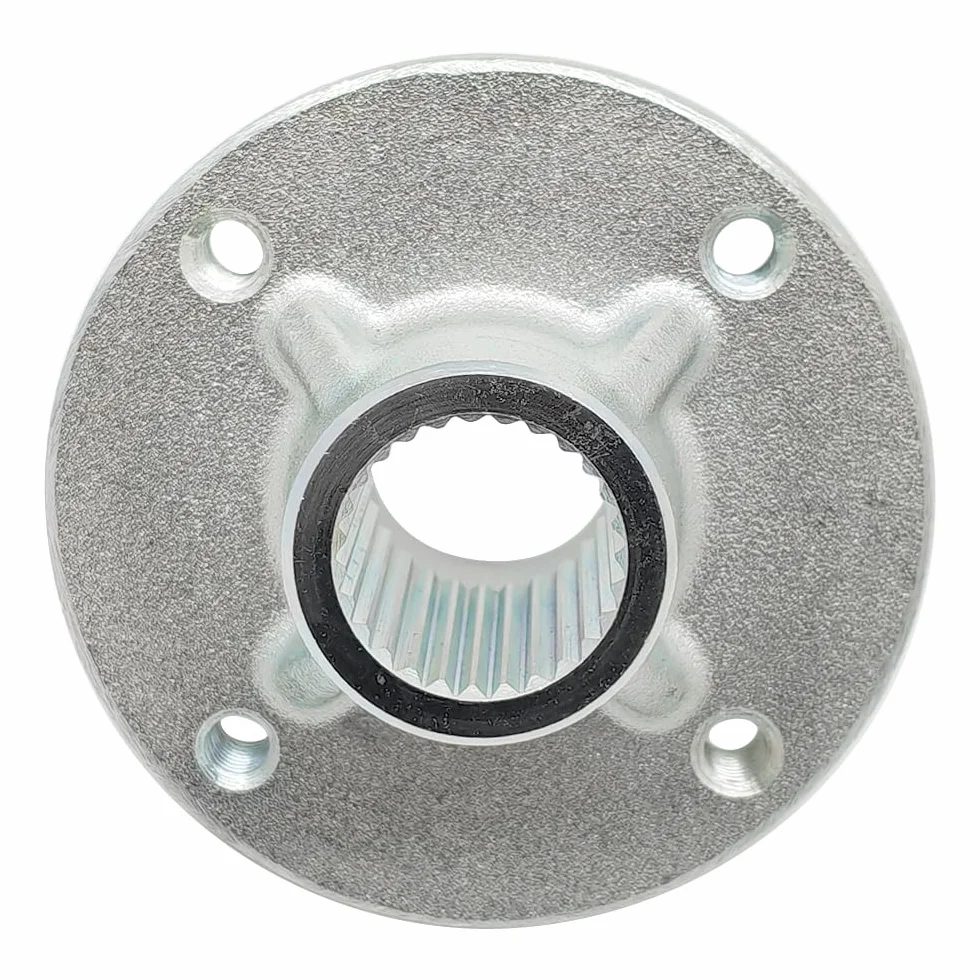 Tylny wirnik hamulca tarcza uchwyt kołnierza i uchwyt do Yamaha Wolverine 450 2006-2010 Kodiak 450 2003-2004