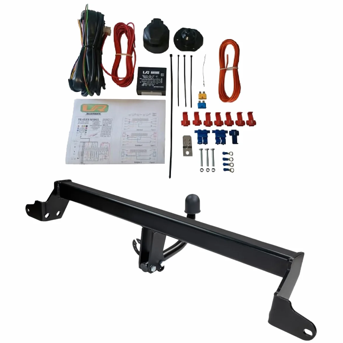 Umbra Rimorchi stały hak holowniczy i okablowanie 13P C2 kompatybilne z Renault CAPTUR CLIO SPORTER IV 31100/F 05/2013-12/2019
