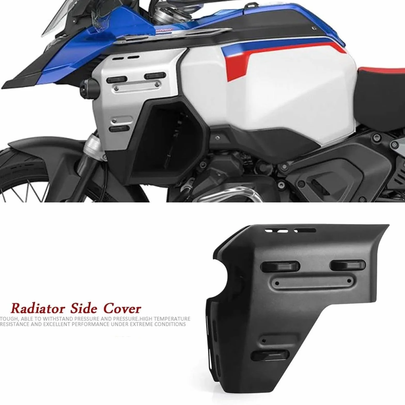 Osłona panelu chłodnicy BMW R1300 GS 2024 2025 Czarna