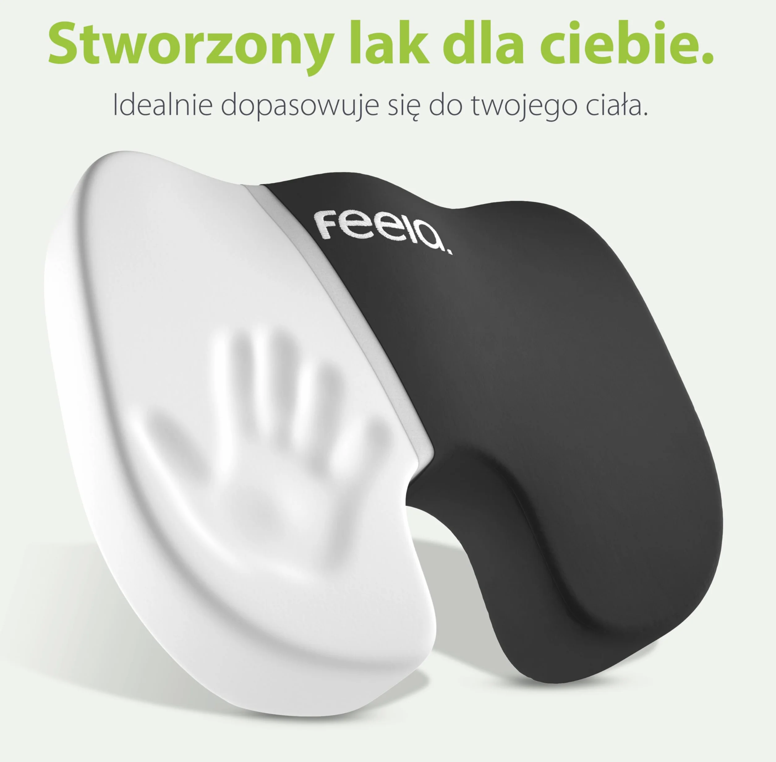 feela.® Ortopedyczna poduszka na fotel samochodowy [3 stopnie twardości] – zmniejsza ból, zwiększa komfort siedzenia, wspomaga krążenie krwi i odciąża kość ogonową, poduszka do siedzenia samochodowego