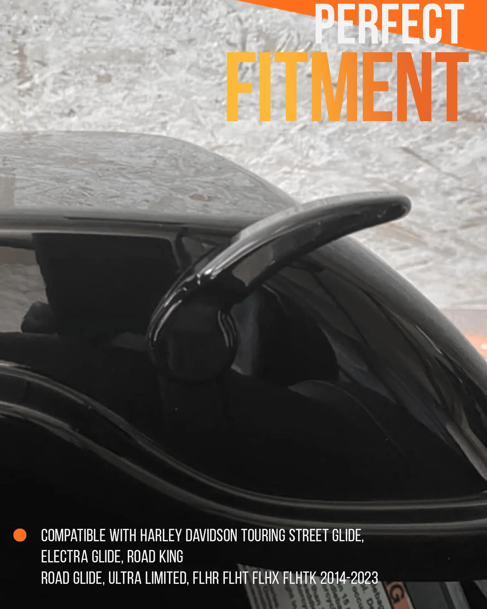 Czarne aluminiowe podnośniki pokrywy torba siodłowa zestaw zatrzaskowy dźwignia uchwytu kompatybilna z Harley Davidson 2014-2023 Touring Street Glide, Road King, Road Glide, Electra Glide
