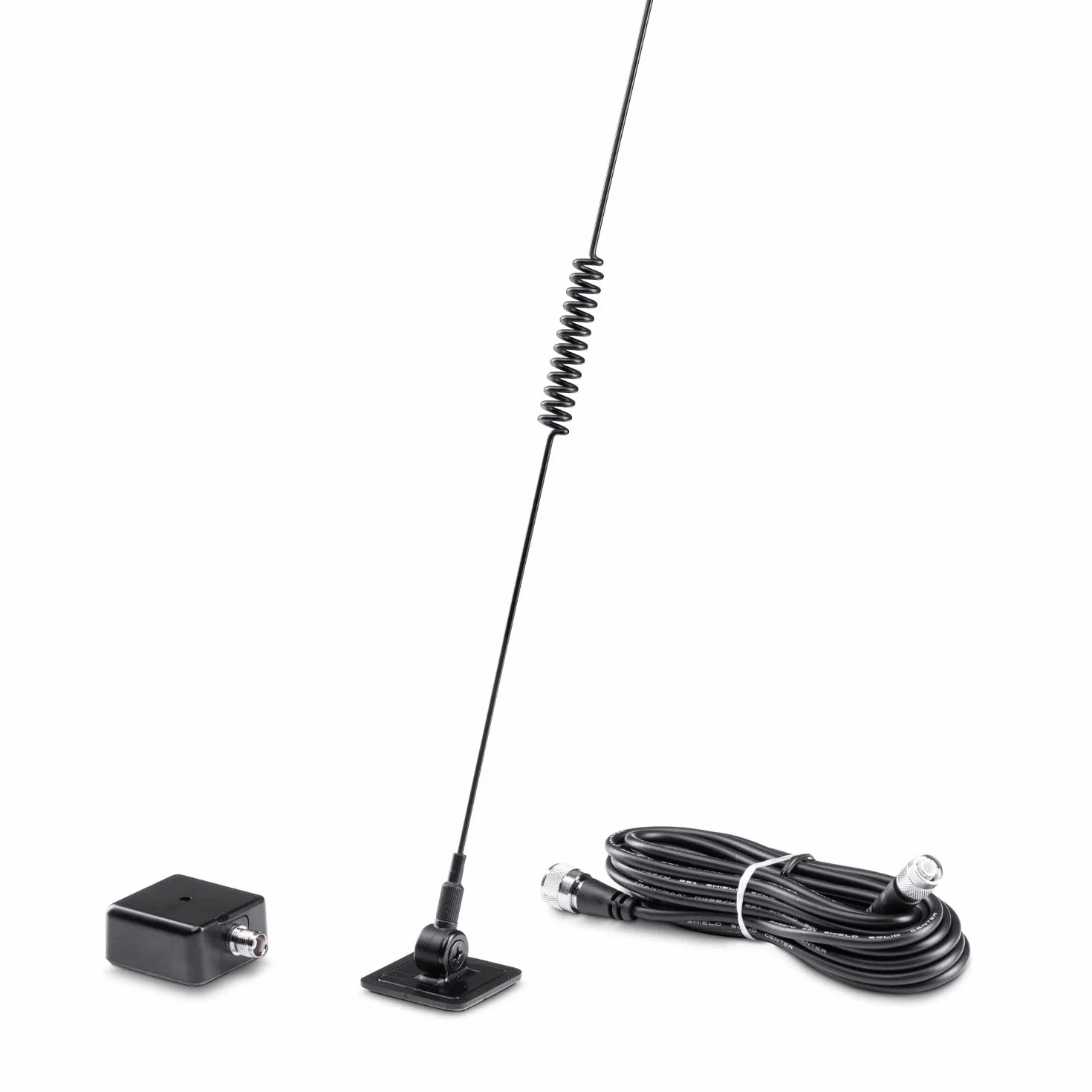 Midland CB RV 65 antena szklana CB 65 cm 10 W 50 Ohm 40 kanałów kabel 5 m
