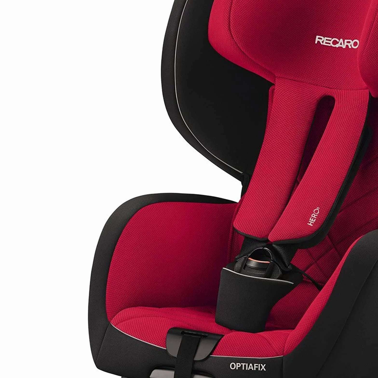 Recaro Optiafix Group 1 fotel samochodowy - czerwony wyścigowy
