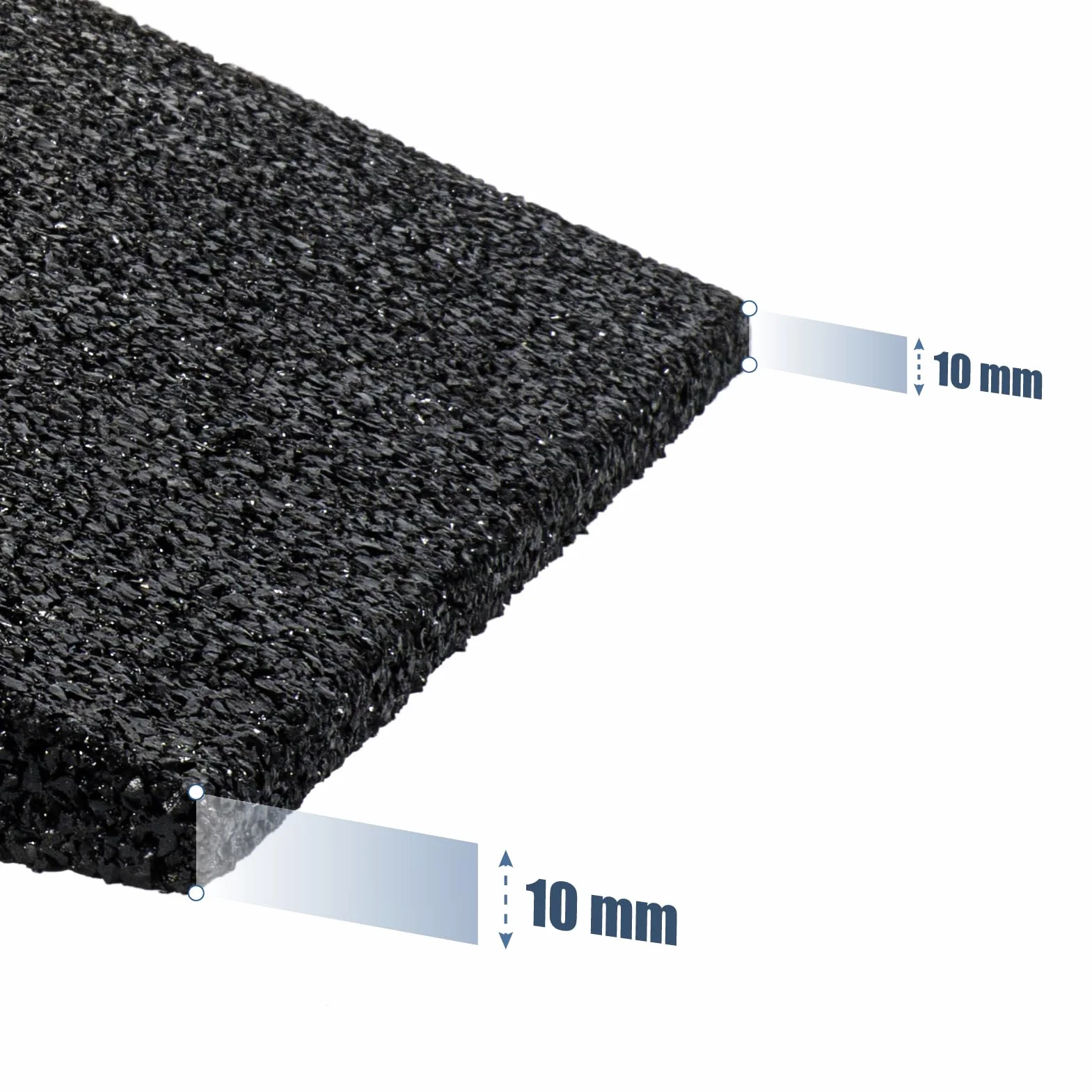 HASKYY 4 x zestaw butów do opon 600 x 400 x 64 mm do 385, ochraniacz na opony z granulatu gumowego