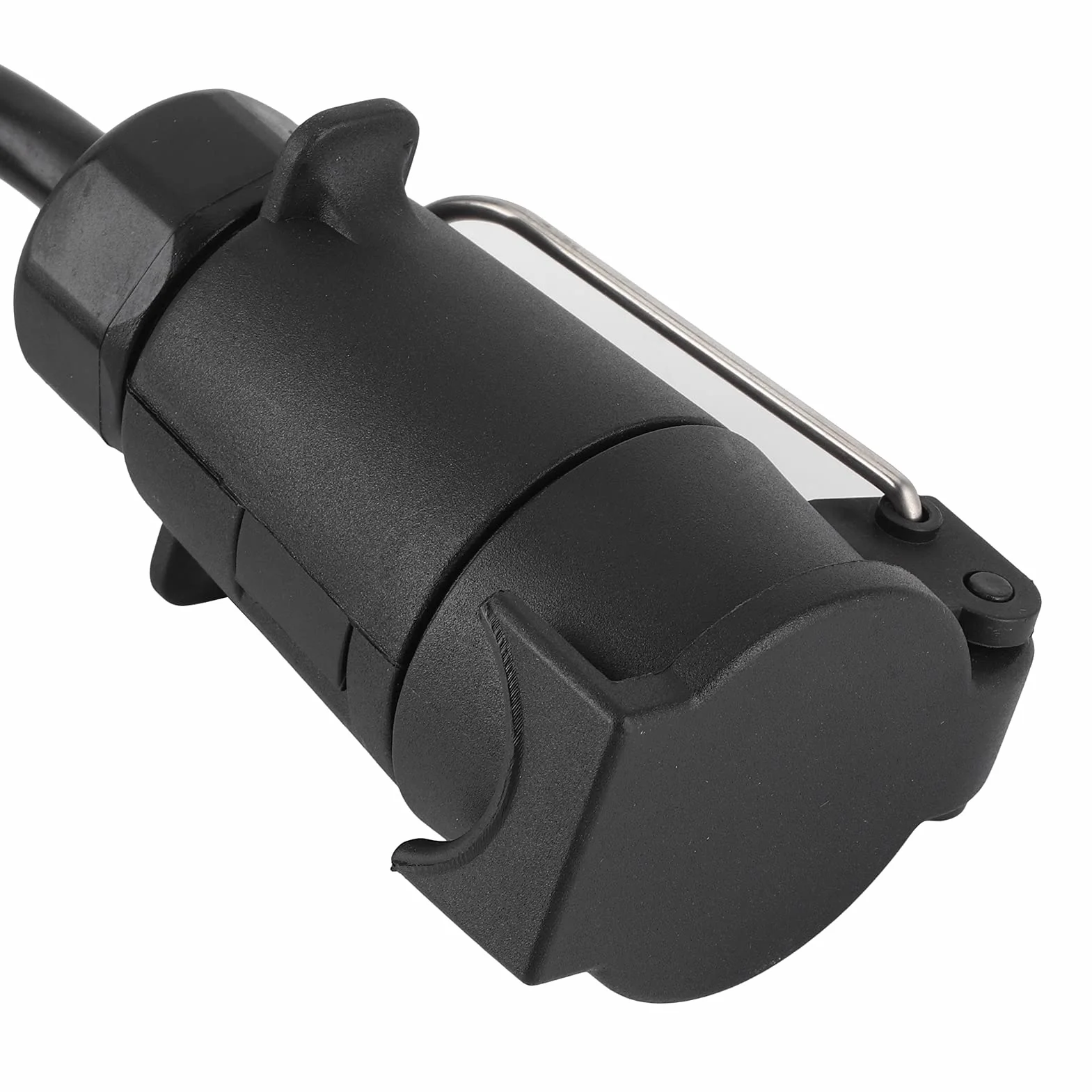 Przewód z wtyczką Przyczepy, Złącze Przyczepy Konwerter światła USA 4-pinowy na EUR 7-pinowy Adapter Stop/rozdzielanie Sygnału Hamowania