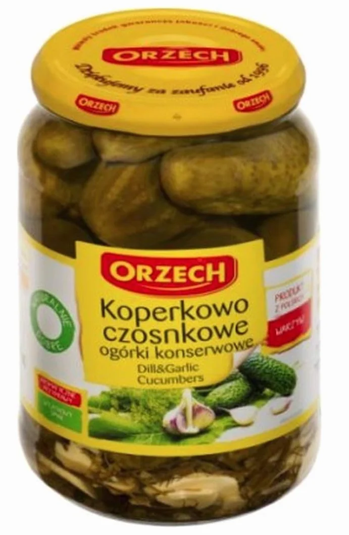 Ogórki konserwowe koperkowo-czosnkowe 830 g
