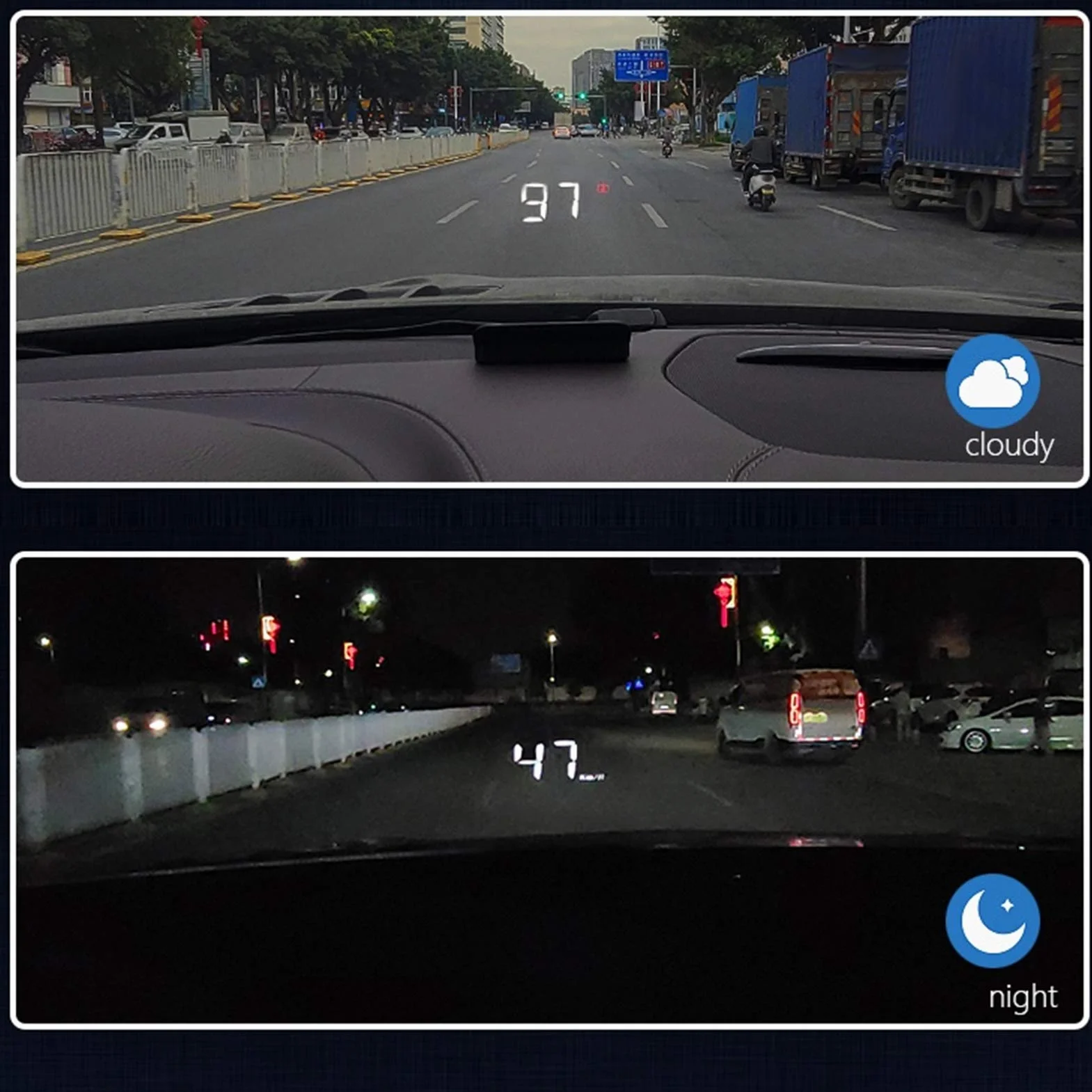 Samochód HUD, OBD2 HUD Wyświetlacz Przedniej Szyby Projektor Wielofunkcyjny Wskaźnik Alarm Przypomnienie o Zmęczeniu