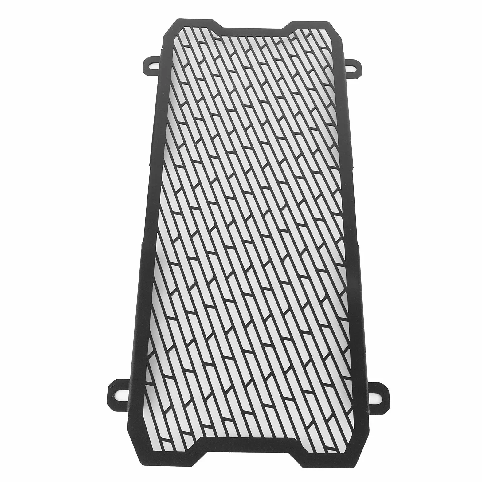 Akcesoria Motocyklowe Premium Aluminiowa Osłona Chłodnicy Motocykla, Spersonalizowana Przednia Osłona Grilla dla Z650 2017-2019 z kompleksową ochroną (BLACK)