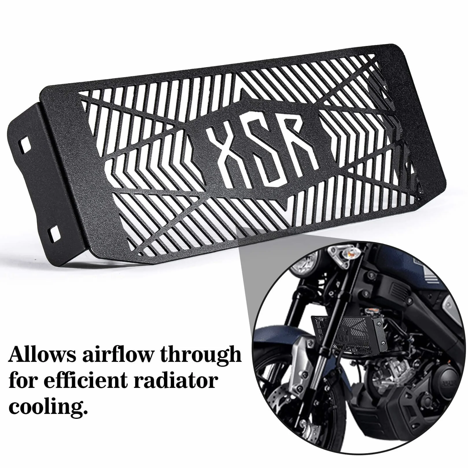 Osłona chłodnicy Yamaha XSR-125 XSR-155 2019-2023 kratka ochronna