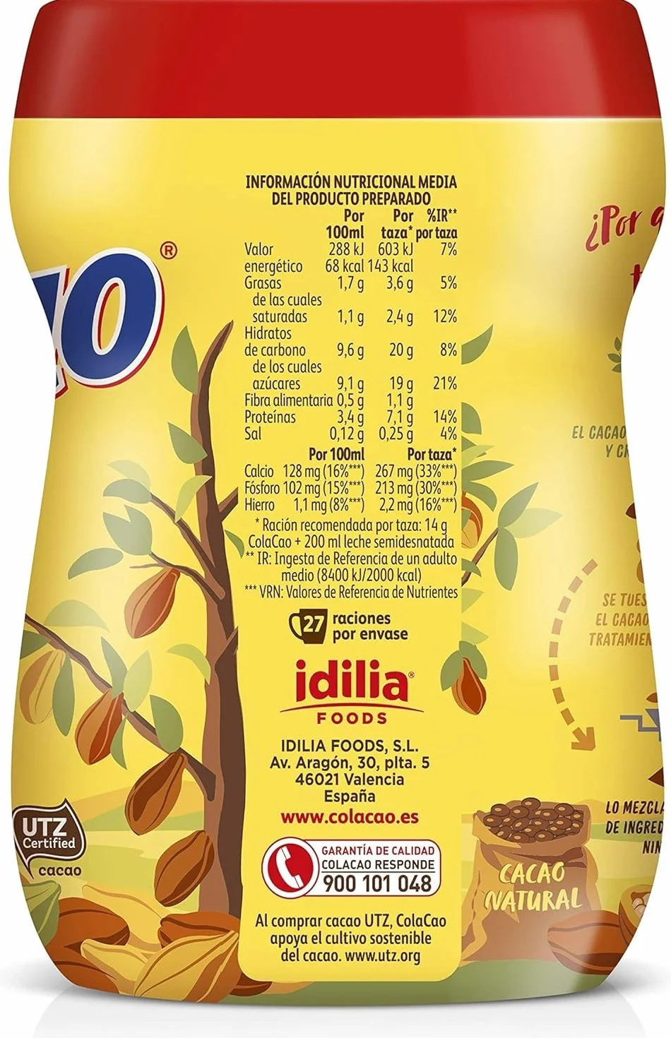 COLACAO Oryginalny gorący napój czekoladowy 390 g