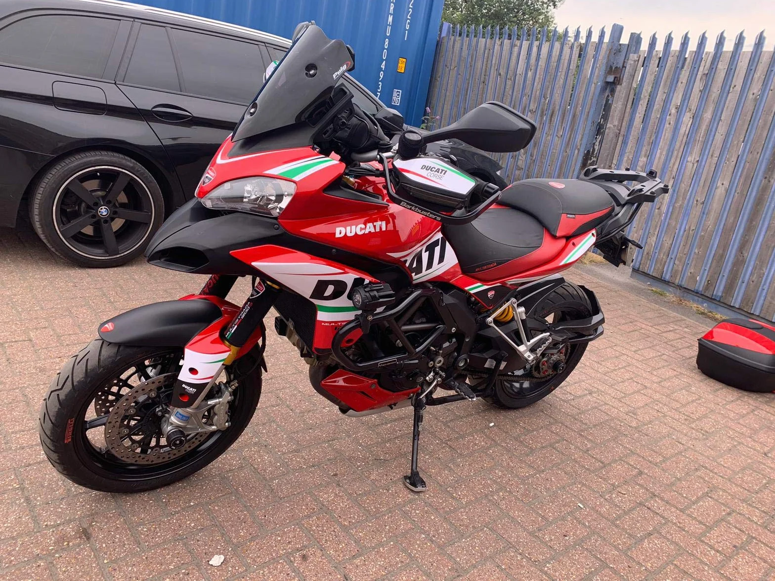 Zestaw naklejek Ducati MULTISTRADA 1200 2010 – 2014 FS-MULTI10-14 (Italy, Red, 2010-2012)