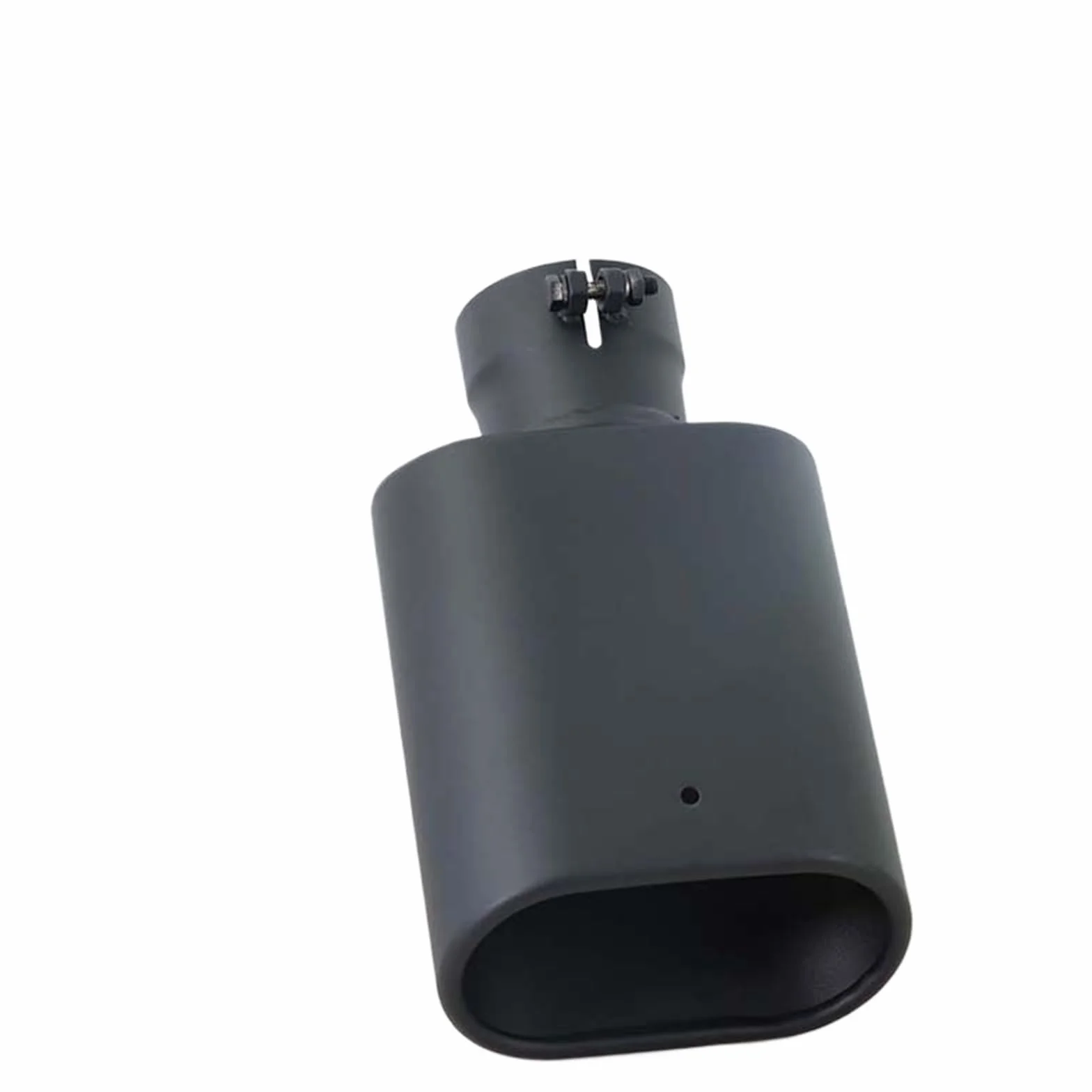 Tłumiki samochodowe Części Do Modyfikacji Tyłu Samochodu Wlot 63mm Wylot 76mm * 140mm Kwadratowa Czarna Rura Wydechowa Końcówka Rury Wydechowej Ze Stali Nierdzewnej