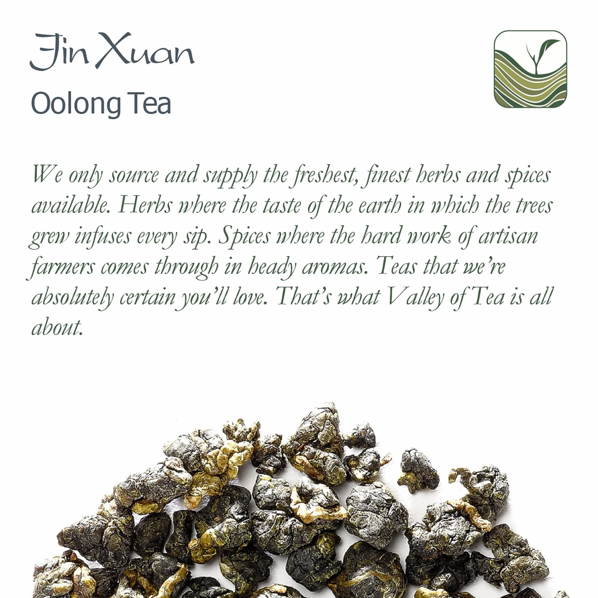 Jin Xuan Milk Oolong Tea - Taiwanese Green Oolong Loose Leaf 50g