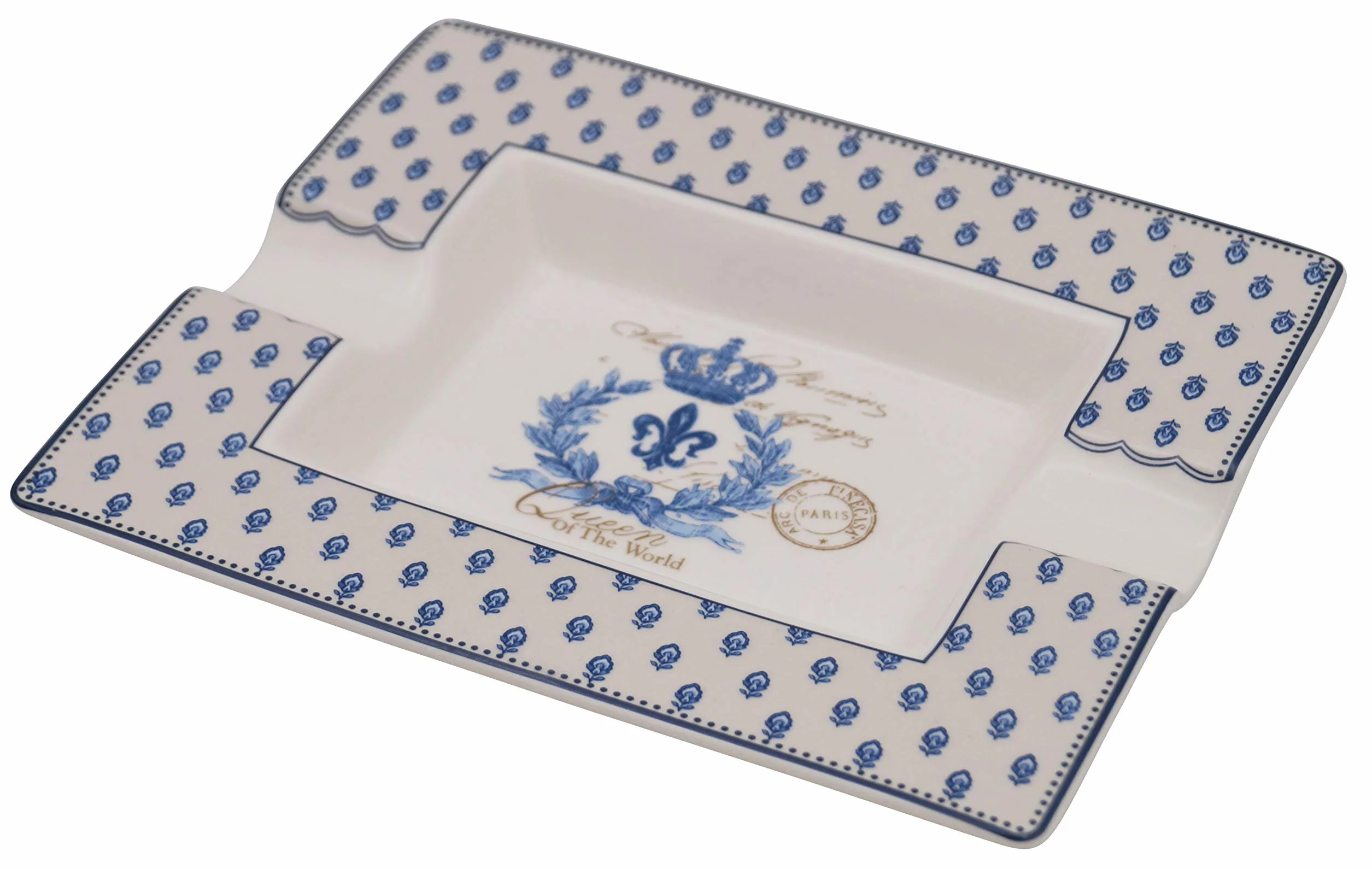 GERMANUS Popielniczka do cygar z prawdziwej porcelany – Royal