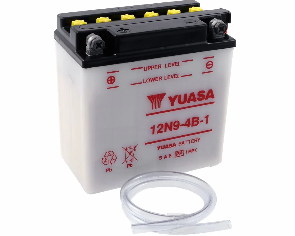 YUASA Bateria 12N9-4B-1 otwarta bez kwasów