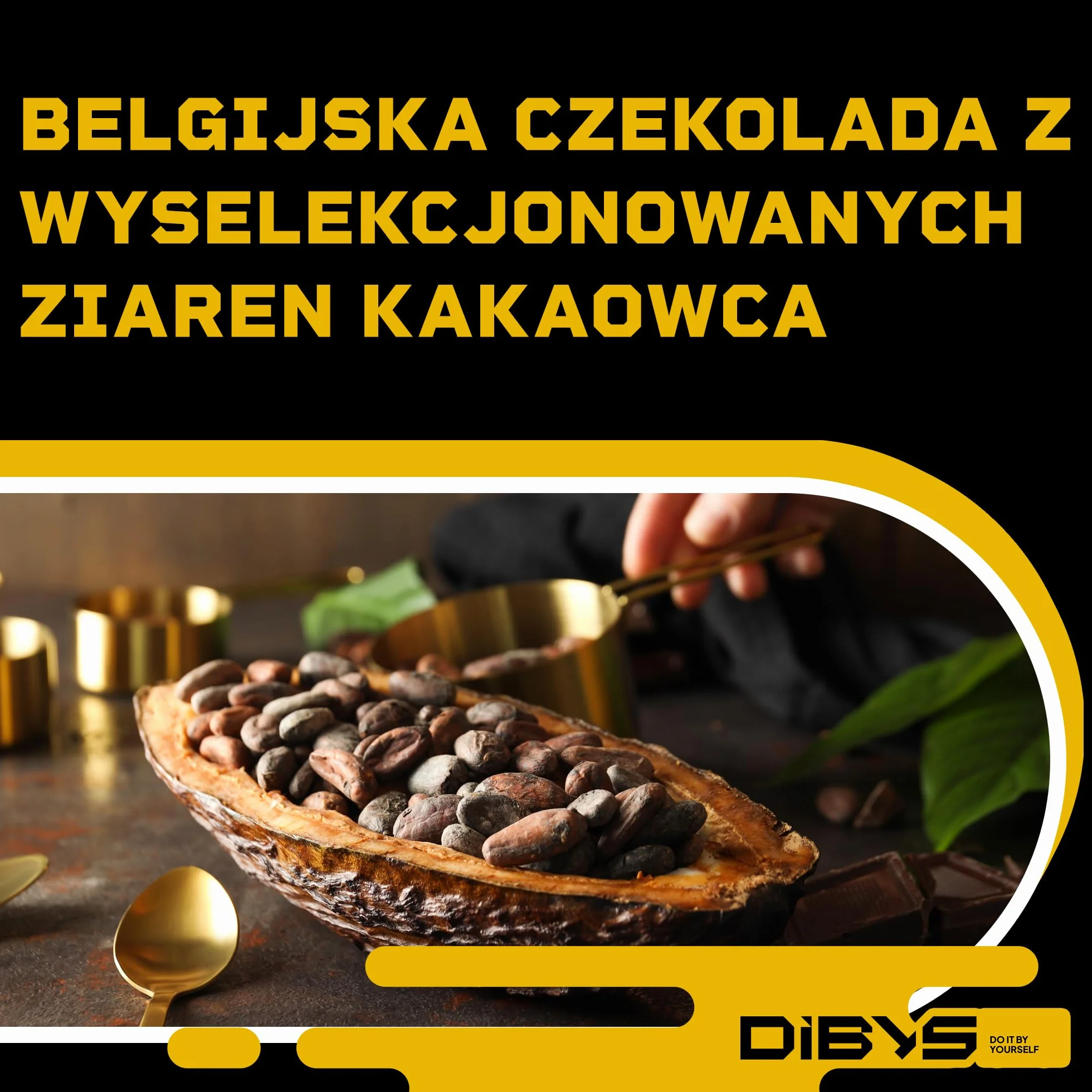 DIBYS Kropelki czekolady gorzkiej 900 g Belgijska czekolada do fontann i fondue Kuwertura gorzka